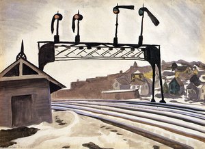 Railroad Gantry — Charles Burchfield