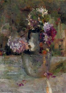 Purple Hortensia In A Vase — Floris Verster