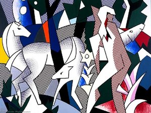 Forest Scene — Roy Lichtenstein
