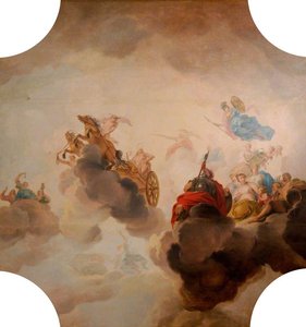 Hercules Received Into Olympus — Jacob De Wit