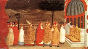 El Milagro Del Host Desecrado (escena 3) — Paolo Uccello