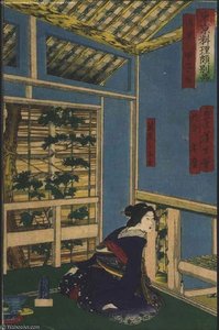 The Kinoeneya In Asakusa — Tsukioka Yoshitoshi