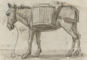 Study Of A Donkey — Paul Sandby