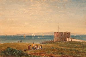 Marine View With Martello Tower — David Cox