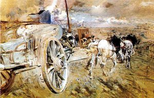 The Dump At The Door Of Asier — Giovanni Boldini