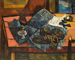 Still Life With Shoes — Abraham Rattner