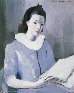 Suznne Moreau En Bleu (1940) — Marie Laurencin