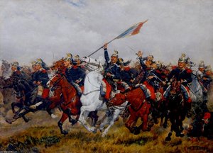 The Color Guard (also known as French Dragoons Charging)