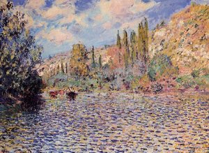 The Seine At Vetheuil 1 — Claude Monet