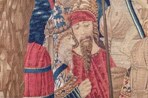 Detail Of The Tapestry “the Conquest Of Tangier” — Pasquier Grenier