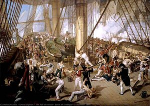 The Fall Of Nelson, Battle Of Trafalgar, 21 October 1805 — Denis Dighton