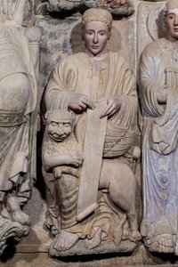 Saint Marcus, Central Arch, Portico Of Glory — Master Mateo