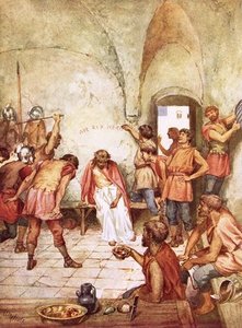 Jesus Mocked By Roman Soldiers — William Brassey Hole