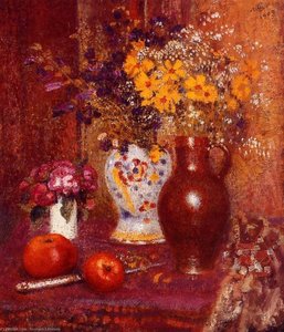 Flowers And Apples — Georges Lemmen