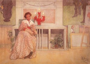 After The Dance — Carl Larsson, Realism