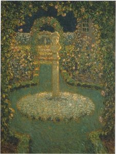 Garden In The Full Moon — Henri Le Sidaner