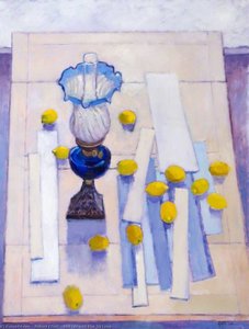 Still Life with Blue Oil Lamp