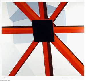 Squared Star — Allan D'arcangelo, Pop Art & Minimalist