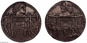 Medal Of The Pazzi Cospiracy, Obverse: Lorenzo, Reverse: Giuliano — Bertoldo Di Giovanni