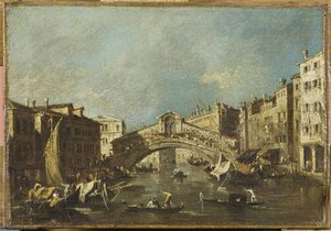 La Despegue Del Bucentau Vers El Lidó De Venecia, El Día De La Ascensión — Francesco Lazzaro Guardi, Venetian Romanticismo