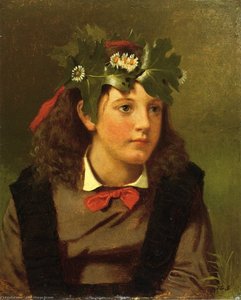 Little Miss Autumn — John George Brown