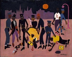 Moon Over Harlem — William H. Johnson