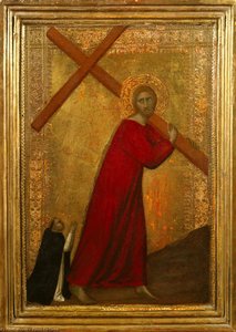 Christ Bearing the Cross, with a Dominican Friar