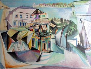 Cafe A Royan — Pablo Picasso