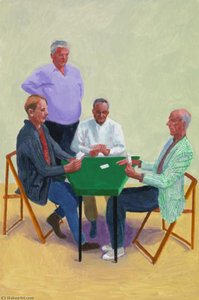 Card Players -3 — David Hockney