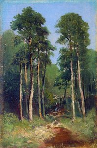Forest Stream (8) — Ivan Ivanovich Shishkin, Realism