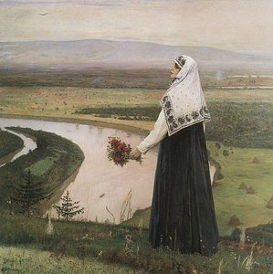 On The Mountains — Mikhail Nesterov