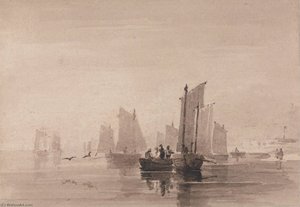 Fishing Off Hastings — David Cox
