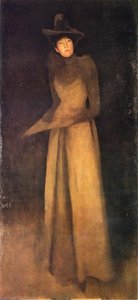 Harmony In Brown The Felt Hat — James Abbott Mcneill Whistler, Tonalism