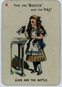 Alice And The Bottle — Sir John Tenniel