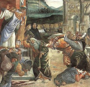 The Punishment Of Korah — Sandro Botticelli