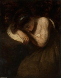 Sleeping Girl (copy After Joshua Reynolds) — Thomas Robson