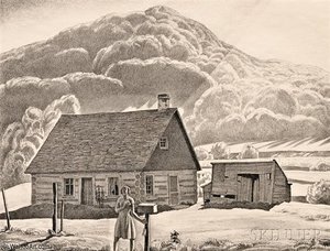 Adirondack Cabin — Rockwell Kent