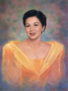 Portrait Of First Lady Luz Banzon Magsaysay — Lourdes Coching Rodriguez