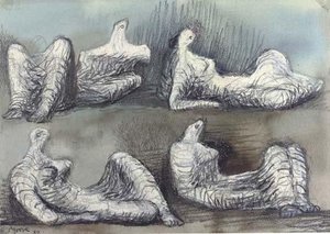 Four Reclining Figures 2 — Henry Moore