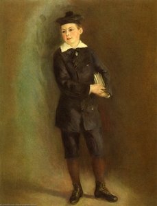 The Little School Boy — Pierre-auguste Renoir, Impressionism