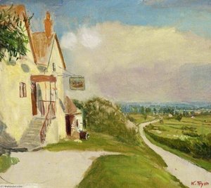 The 'plough Inn', Chiseldon, Wiltshire — Kate Allen Tryon