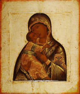 Madonna Of Tenderness With Child — Unidentifizierter Künstler, Harper's Weekly, Renaissance