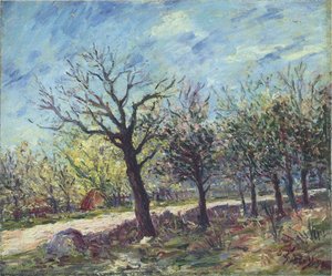 Sablons In Spring — Alfred Sisley, Impressionism