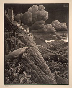 Castrovalva — Maurits Cornelis Escher