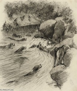 A Cornered Stag — Beatrice Parsons