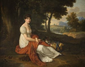 Portrait Of Elżbieta Skotnicka Née Laskiewicz (1781–1849), Wife Of Michał Skotnicki — François Xavier Fabre