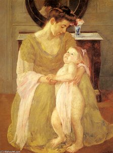 Mother And Child 3 — Mary Stevenson Cassatt, Impressionism