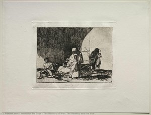 The Horrors Of War: The Healthy And The Sick — Francisco José De Goya Y Lucientes, Romantic Realism