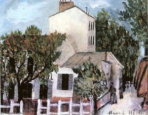 Le Lapin Agile. The Nimble Rabbit — Maurice Utrillo