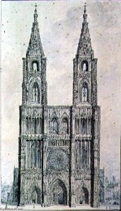 West Front Of Strasbourg Cathedral — John Carter